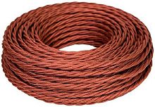 Ретро провод витой TV+Internet Greenel МезонинЪ коричневый (45м) картинка 